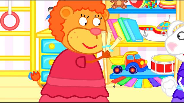 Lion Family 🍒 Watermelon Slime | Cartoon For Kids