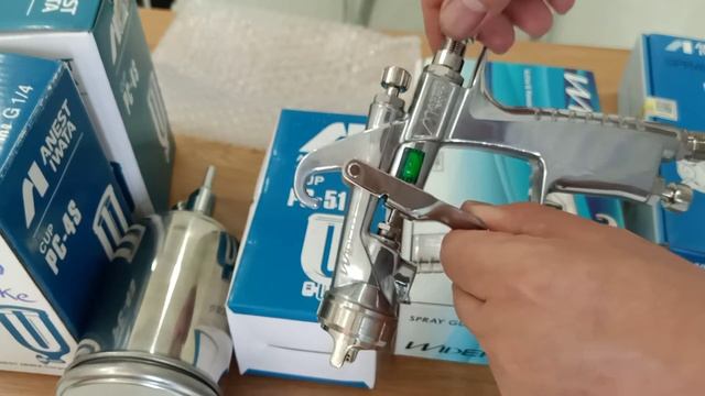 Súng sơn Iwata. Anest Iwata spray gun смотреть онлайн
