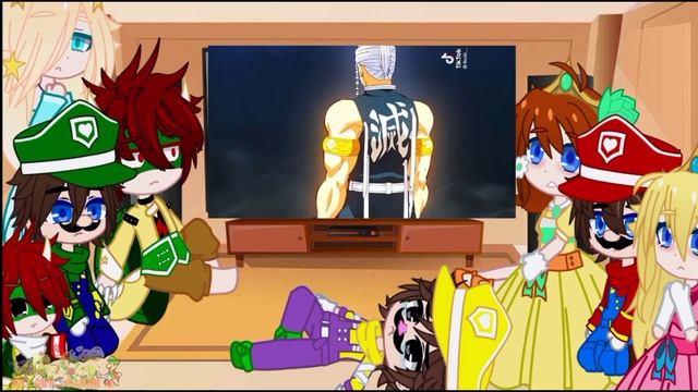 Los Personajes De Mario Reaccionan A Mario As Tanjiro|Pedido|Alternative Au|English/Spanish|Cringe смотреть онлайн