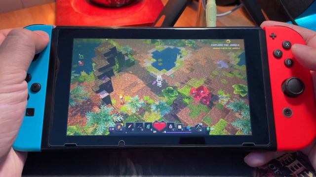 Minecraft Dungeons gameplay on Nintendo Switch смотреть онлайн