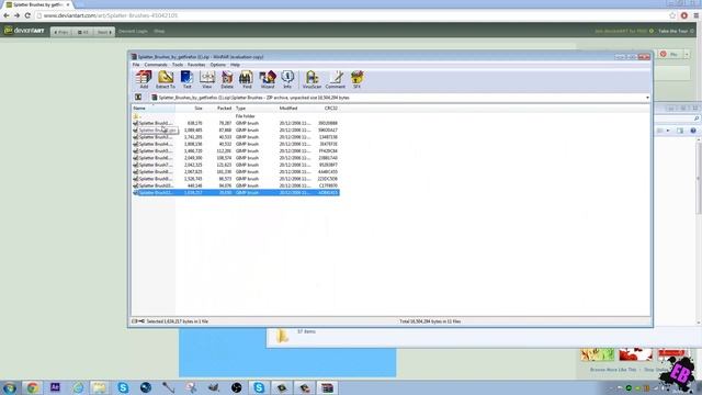 How to install brushes on Gimp смотреть онлайн