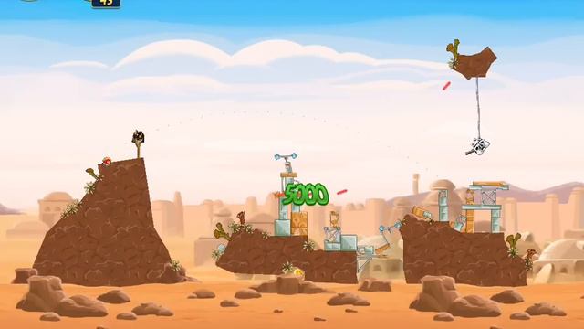 Прохождение Angry Birds Star Wars на 3 Звезды: Tatooine Уровень 1-25 смотреть онлайн