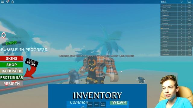 ROBLOX Я НАКАЧАЛСЯ БОКС СИМУЛЯТОР МЕГА ГИГАНТ смотреть онлайн