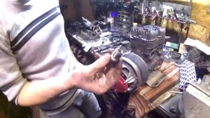 Снятие вариатора снегохода Рысь 113-119