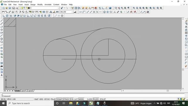 Autocad Mechanical #10 | 2D Modeling Basic BeginnersTOOLBAR смотреть онлайн