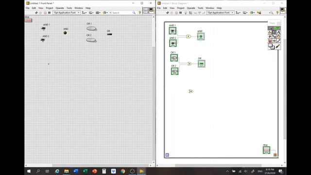 LabView Logic Gates смотреть онлайн