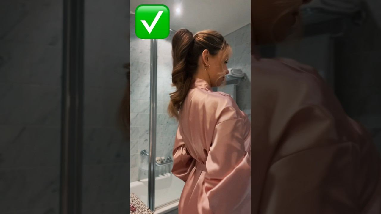 Hair hack: voluminous ponytail #hairhacks #ponytail #лайфхакдлядевушек смотреть онлайн