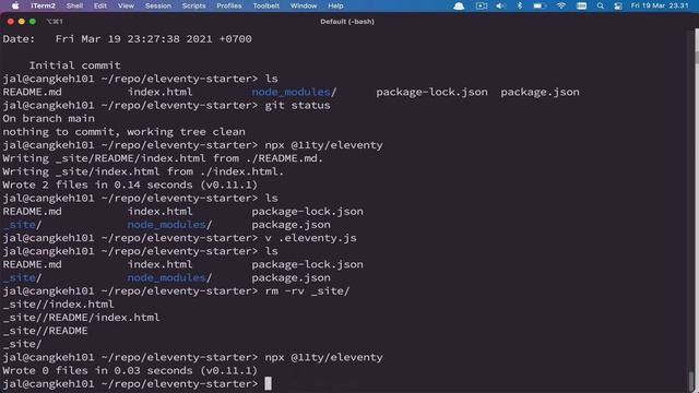 Intro to 11ty - Create config file смотреть онлайн