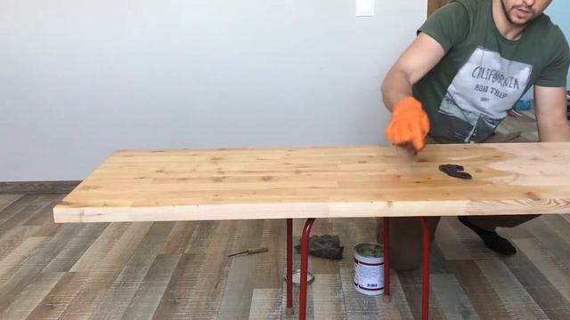 Покрытие столешницы маслом Borma