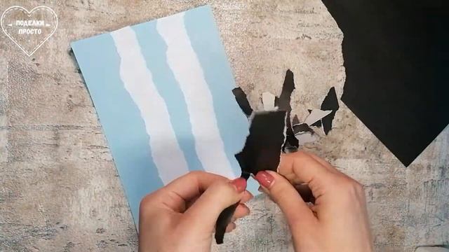 Аппликация из кусочков бумаги - березки смотреть онлайн