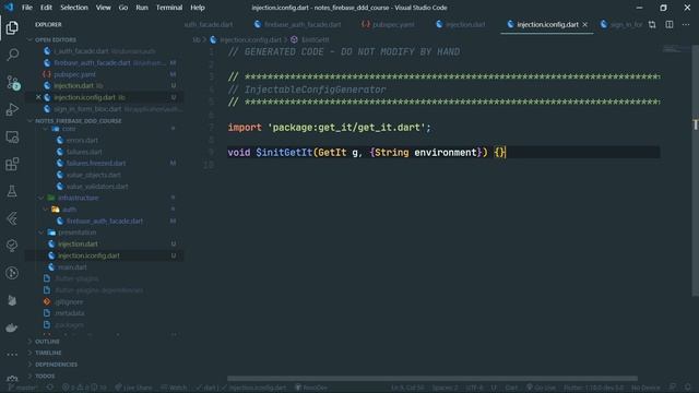 Flutter Firebase & DDD Course [7] - Injectable & Linting смотреть онлайн