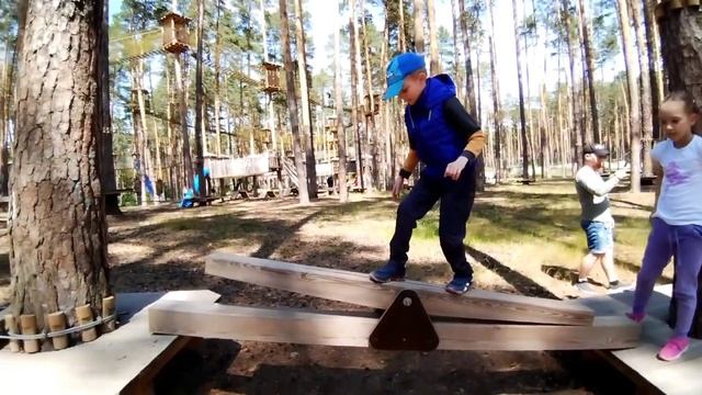 ПАРК РАЗВЛЕЧЕНИЙ "СКАЗОЧНЫЙ ЛЕС" / ВЕРЁВОЧНЫЙ ПАРК в  ТАМБОВЕ / ПОЛНЫЙ ОБЗОР.
