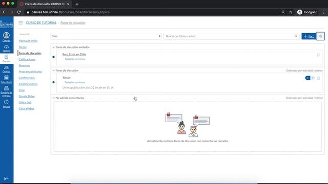 [Canvas] Uso de foro de discusión - Estudiantes смотреть онлайн