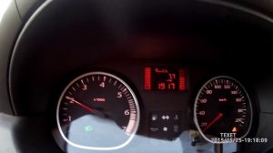 Динамика Рено Дастер 1.5dCi разгон от 0 до 100 попытка №2