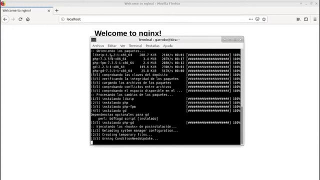 Como instalar LEMP en Arch Linux смотреть онлайн