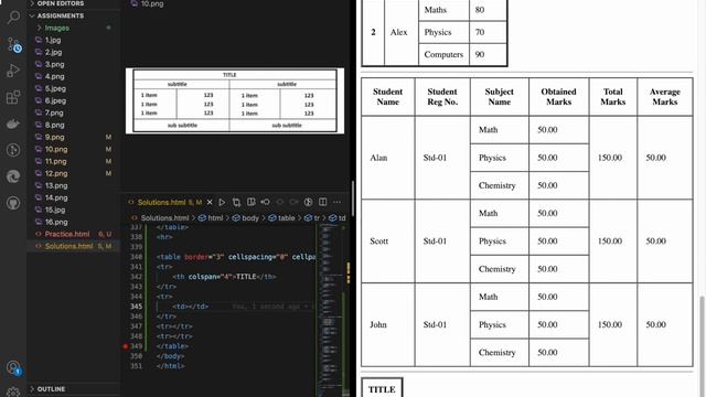 Tables in HTML | Questions on Tables in HTML | HTML | CSS | JavaScript | React | Frontend Session 3 смотреть онлайн