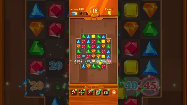 Level 2 || Jewels Classic Jewel Crush Legend Android Game Play смотреть онлайн