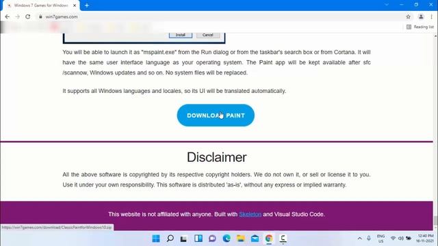 How to Get Classic Microsoft Paint on Windows 11 смотреть онлайн
