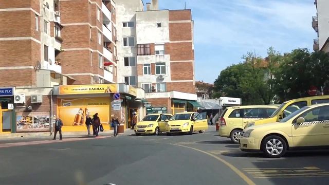 Болгария, катаемся по городу Поморие смотреть онлайн