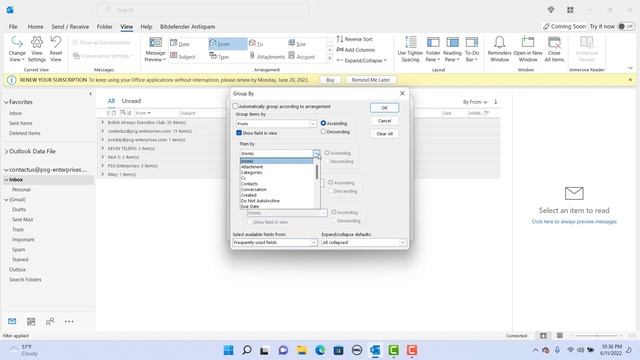 How to group emails in Outlook - Office 365 смотреть онлайн