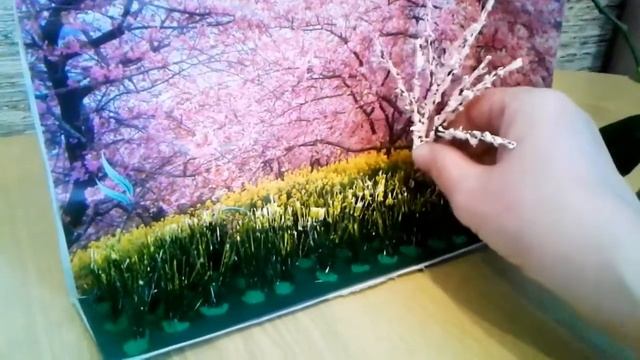 Весенняя поделка 2. Весна в коробке. смотреть онлайн