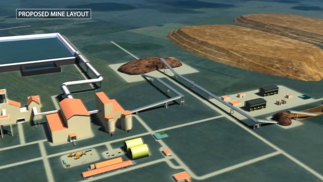 Mining Iron Ore Technical 3D Animation / IR PR Presentation Kostanay Kazakhstan KazaX Minerals Inc.
