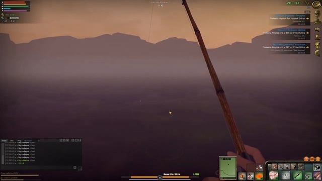 Atom Fishing II - Черный рак и черный окунь. Пустошь. Где, как и на что ловить.