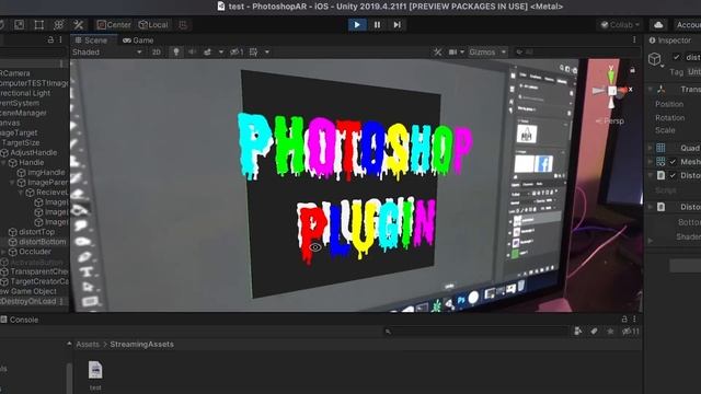 Let’s Make an Augmented Reality Photoshop Plugin with UNITY. смотреть онлайн