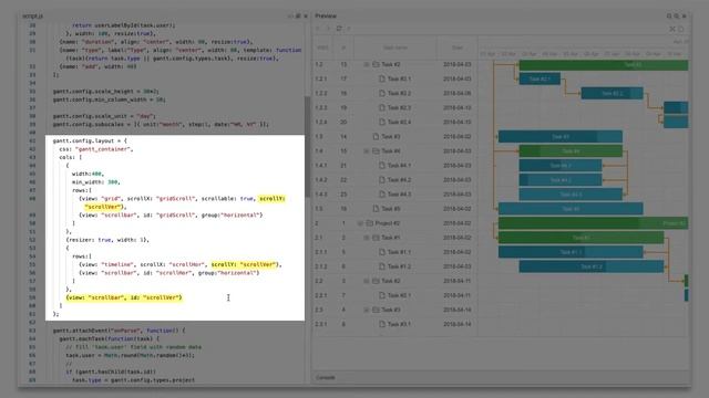 How to Manage the Visibility of Columns in the Grid of a JavaScript Gantt chart - DHTMLX Tutorial смотреть онлайн