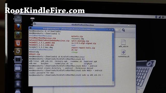 How to Root Kindle Fire on Mac OSX or Linux! смотреть онлайн