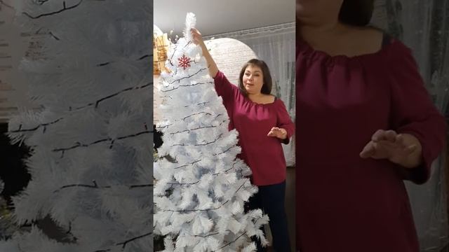 Елка искусственная Белоснежка. Обзор смотреть онлайн