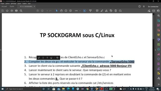Sockets UDP en C Linux смотреть онлайн