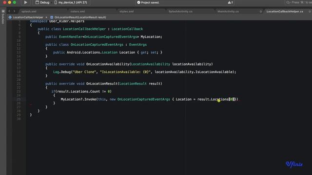 Xamarin Android Uber Clone - Updating Location Changes on Map смотреть онлайн