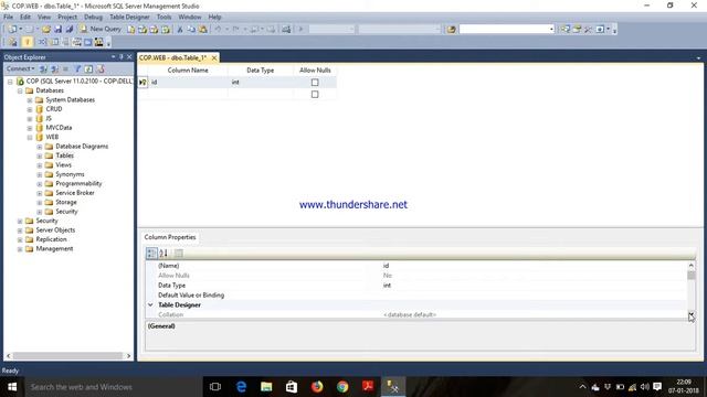 How to Create Database And Table And set primary key in Microsoft SQL Server Management Studio смотреть онлайн
