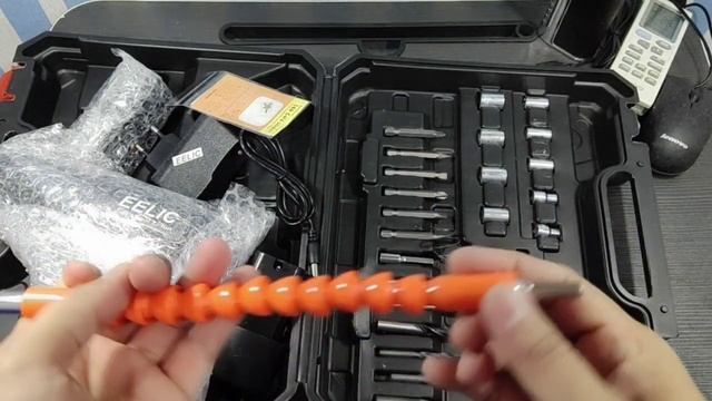 Unboxing Eelic mesin bor baterai cordless 10mm dual speed murah dilazada смотреть онлайн