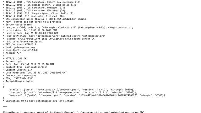 PHP and not connecting with Composer смотреть онлайн