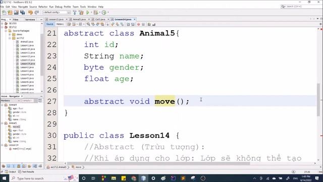 Java-SE1712: Access Modifier (private, public, protected), Abstract, Interface смотреть онлайн