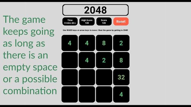 2048 made with python and kivy! смотреть онлайн