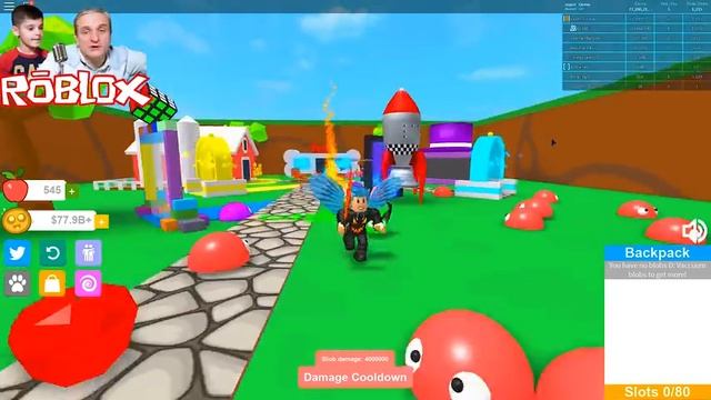 Роблокс КОШМАРНЫЙ ПАСС НА НЕУДАЧУ в СИМУЛЯТОР КАПЛИ = ROBLOX по русски. BLOB SIMULATOR смотреть онлайн