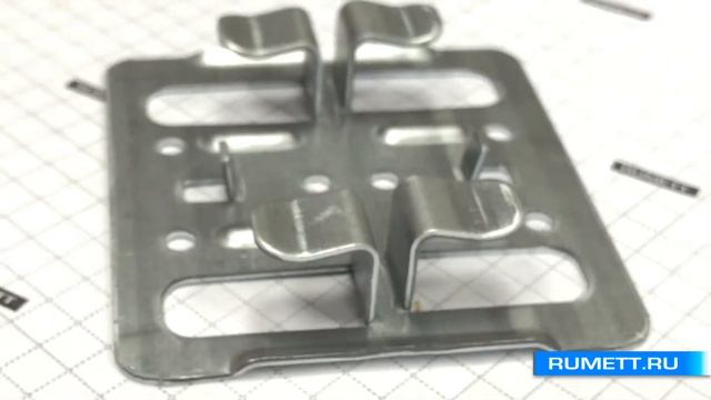 Рядовой кляммер для керамогранита из оцинкованной стали 1,2 мм смотреть онлайн