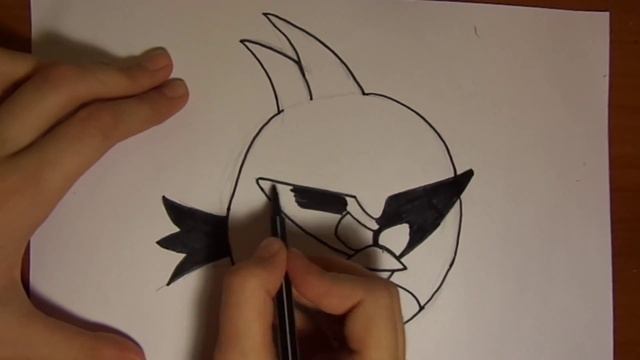 Как рисовать Пространственую Красную Птицу из Angry-Birds смотреть онлайн