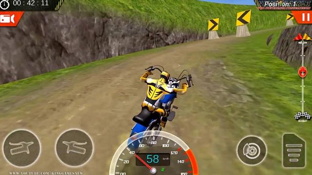 Offroad Bike Racing Simulator 3D - Uphill Dirt MotorCycle Race Rider - Android GamePlay #2 смотреть онлайн