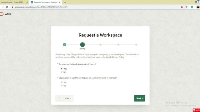 Creating the Workspace in Oracle || Apex Oracle || Hindi || TCS смотреть онлайн
