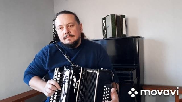 "Через две зимы, через две весны..." (кавер на гармони). смотреть онлайн