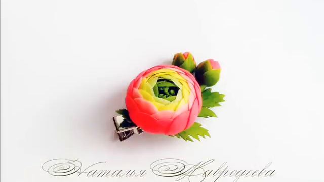 Цветы из полимерной глины