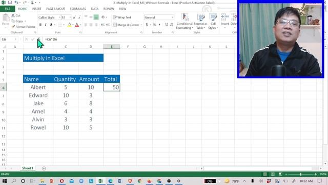 How to Multiply Numbers in Microsoft Excel | Filipino смотреть онлайн