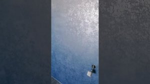 Отделка детской. Перламутровый песок и Карта мира.