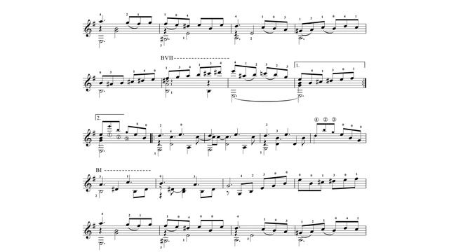 Antonio Lauro - Valse Vénézuélienne N°2 - Partition