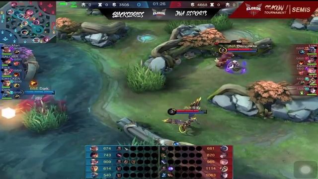 BSE 2 0 VS JNA SEMIS GAME 1 смотреть онлайн