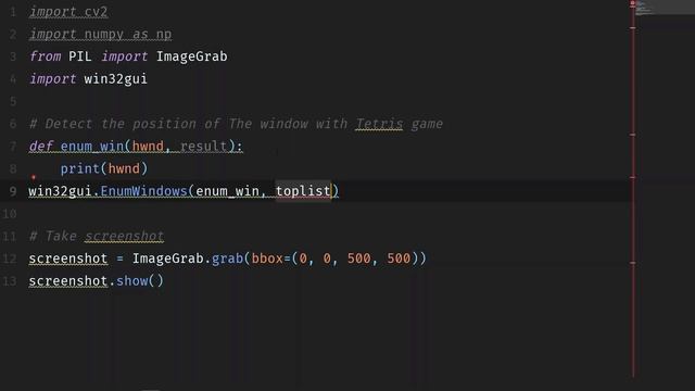 Capture Screen from a window - Python Plays Tetris p. 1 смотреть онлайн